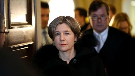 Maike Kohl-Richter und ihr Anwalt Thomas Hermes.