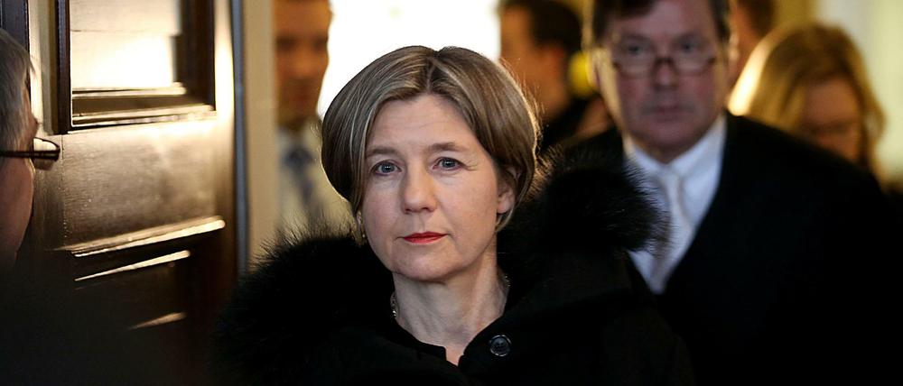 Maike Kohl-Richter und ihr Anwalt Thomas Hermes.