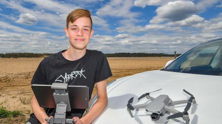 Tesla-Fan mit Interesse an Neurotechnologien: der Brandenburger Schüler Silas Heineken.