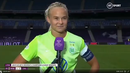 Pernille Harder im Interview.
