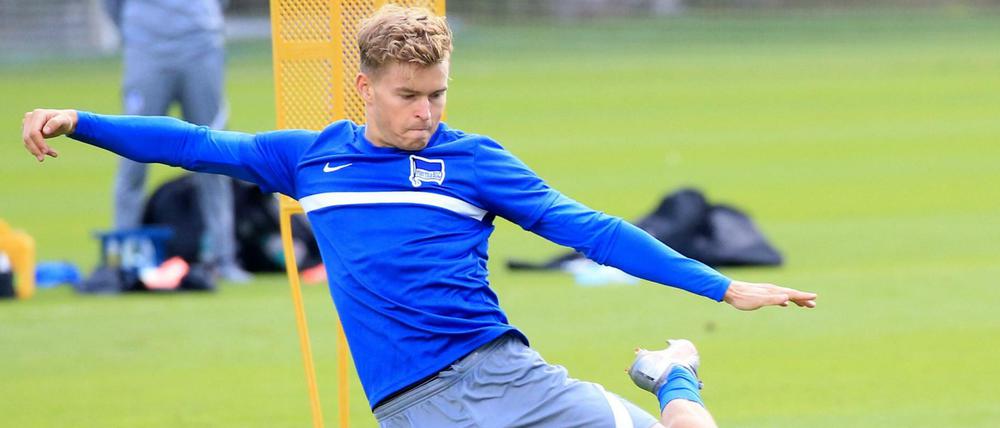 Starke Haltung. Maximilian Mittelstädt trifft auch bei seltsamen Versuchsanordnungen.