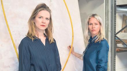 Kunst zu zweit. Marie Jeschke (re.) und Anja Langer sind ein Team. 