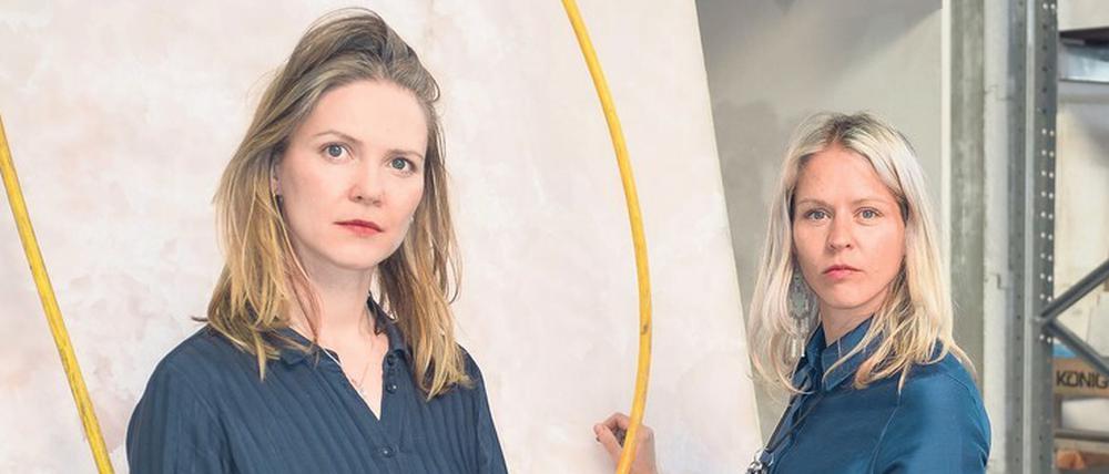 Kunst zu zweit. Marie Jeschke (re.) und Anja Langer sind ein Team.