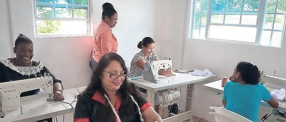 Nähen für die Selbstständigkeit. 