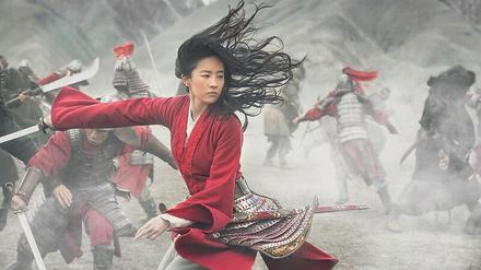 Liu Yifei in der Rolle der Hua Mulan.