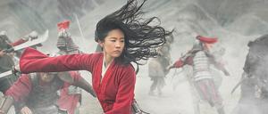 Liu Yifei in der Rolle der Hua Mulan.