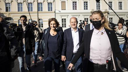  Olaf Scholz und Britta Ernst xFlorianxGaertner/photothek.dex