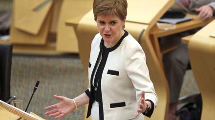 Energisch: Nicola Sturgeon, Ministerpräsidentin von Schottland.