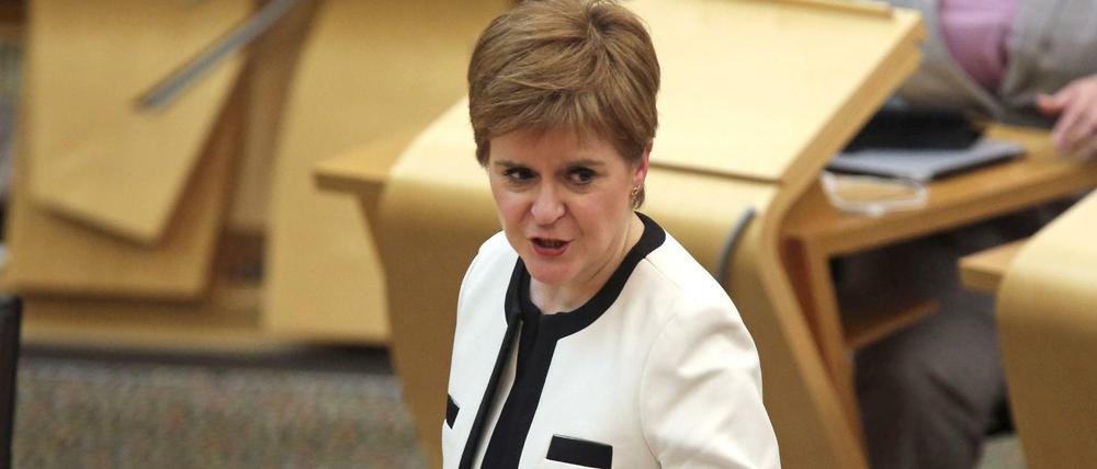 Energisch: Nicola Sturgeon, Ministerpräsidentin von Schottland.