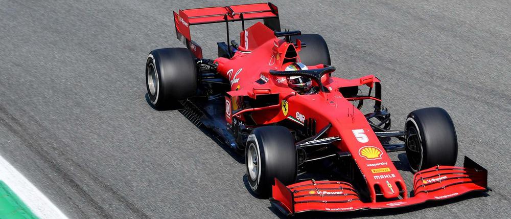 Sebastian Vettel hatte einen verkorksten Tag in Monza.