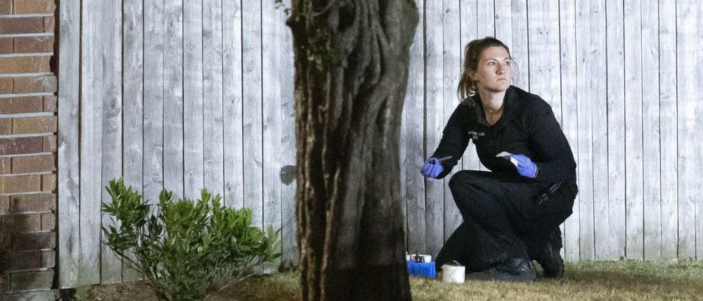Versuchte Festnahme von Verdächtigem: Eine Ermittlerin am Tatort in Lacey 