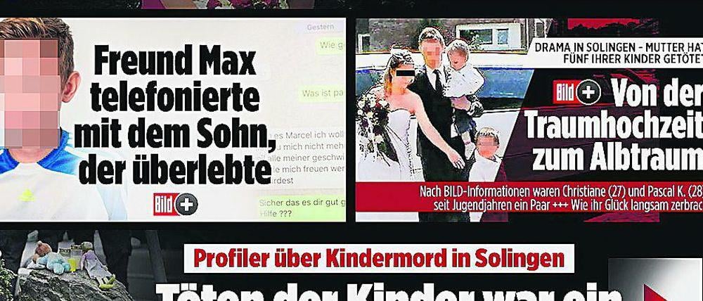 Gegen den Bild-Plus-Bericht über die Telefonate und WhatsApp-Nachrichten zwischen dem elfjährigen Überlebenden der Solingen-Tragödie und seinm 12-jährigen Freund gab es am Samstag bereits 50 Beschwerden beim Presserat.