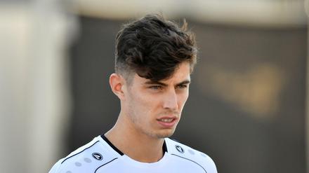 Kai Havertz im August beim Training in Leverkusen. 