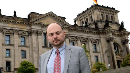 Der russische Oppositionelle Wladimir Kara-Mursa warb in Berlin bereits 2019 für gezielte Sanktionen. 