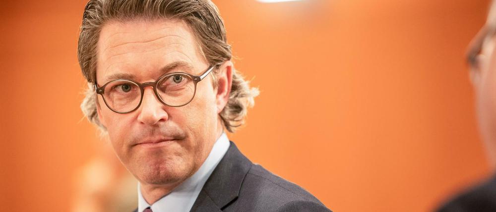 Andreas Scheuer (CSU), Bundesminister für Verkehr und digitale Infrastruktur