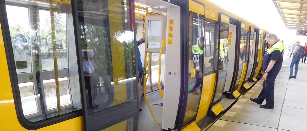 Ein Zug der Linie 1. 