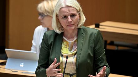 Berlins Verkehrs- und Umweltsenatorin Regine Günther (Grüne).