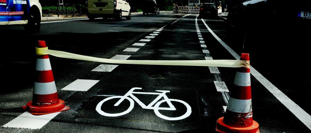 Verkehrswende mit Farbe und Baustellenhüttchen?