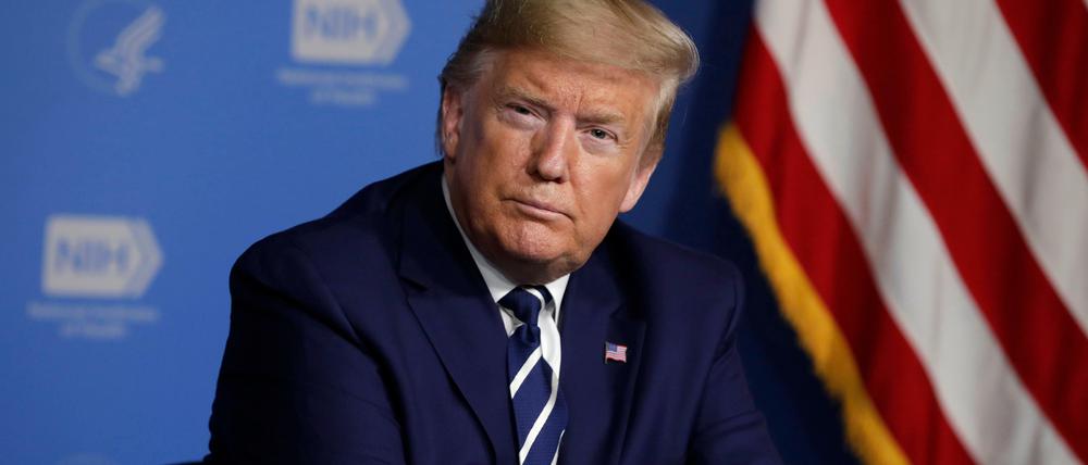 Corona-Impfstoff um jeden Preis? US-Präsident Donald Trump lässt sich nicht von seinem Weg abbringen.