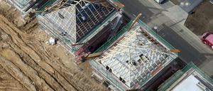 Wohnungsmieten im Berliner "Speckgürtel" steigen, obwohl kräftig gebaut wird. 