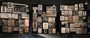 Aby Warburgs " Bilderatlas Mnemosyne" in der Rekonstruktion im Berliner Haus der Kulturen der Welt.