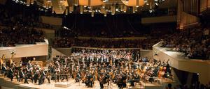 Ginge es nach den Künstlern, dürften sich die Säle wieder mehr füllen. Hier die Berliner Philharmonie vor Corona. 