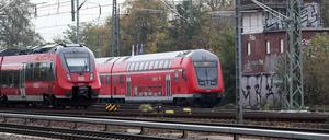 Ein Regionalexpress der Deutschen Bahn