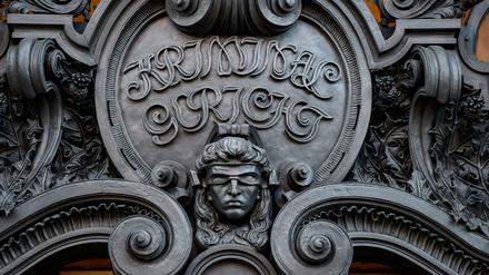 Der Eingang des Kriminalgerichts Berlin-Moabit.