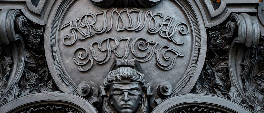 Der Eingang des Kriminalgerichts Berlin-Moabit.