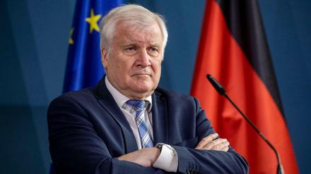 Pressekonferenz mit Innenminister Horst Seehofer nach dem Brand in Moria.
