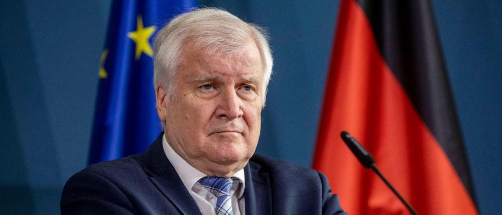 Pressekonferenz mit Innenminister Horst Seehofer nach dem Brand in Moria.