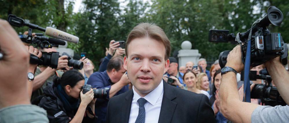 Maxim Znak, Rechtsanwalt und Mitglied des Koordinierungsrats der belarussischen Opposition (Archivbild)