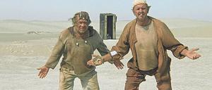 Weltenbummler. Vladimir (Stanislaw Ljubschin) und Gedevan (Lewan Gabriadse).