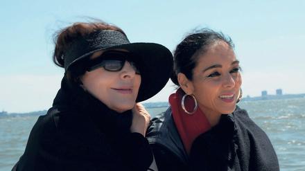Kennen und schätzen sich. Marina Abramovik und Shirin Neshat in New York.