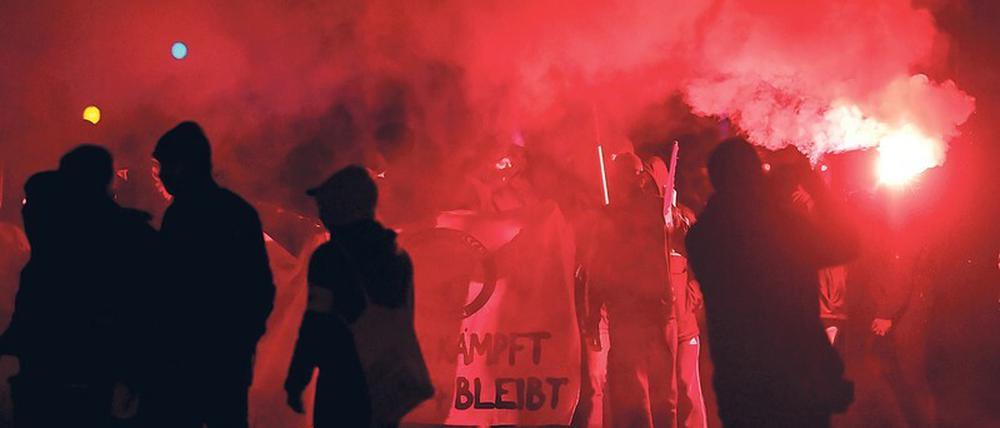 Connewitz erwartet am Samstag wieder heftige Demonstrationen.