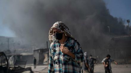 80 Prozent von Moria sind Opfer der Flammen geworden.