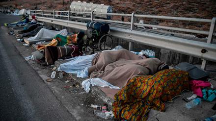 Durch das Feuer im Flüchtlingslager Moria sind rund 12.000 Menschen obdachlos geworden.