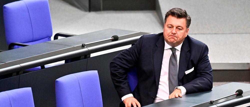 Berlins Innensenator Andreas Geisel (SPD) im Bundestag.