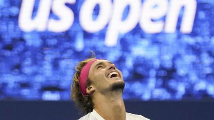 Nur noch ein Schritt vom Titel entfernt. Alexander Zverev steht im Finale von New York.