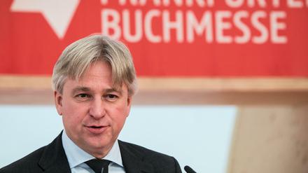 Juergen Boos, Direktor der Frankfurter Buchmesse.