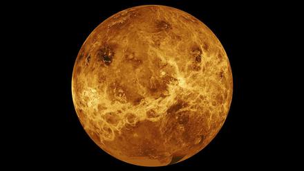 In der Atmosphäre der Venus haben Forscher einen Stoff gefunden, der von Mikroben produziert worden sein könnte - oder von bislang unbekannten chemisch-physikalischen Prozessen.
