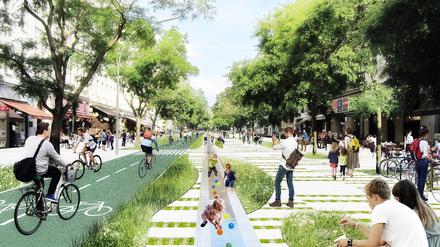 So soll es mal aussehen in der Bergmannstraße. Oder zumindest so ähnlich.