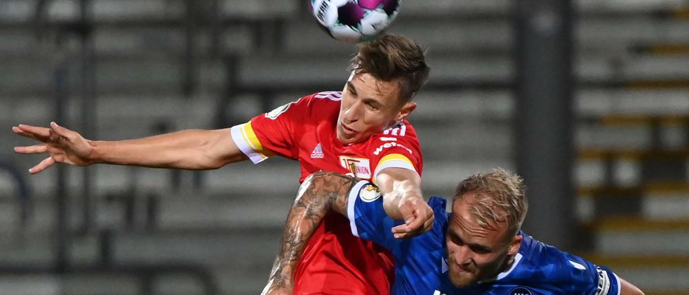 Hoch her ging es am Samstag zwischen dem 1. FC Union und dem Karlsruher SC.