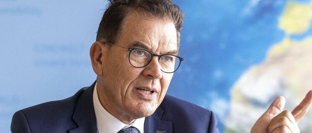 Der Bundesentwicklungsminister Gerd Müller (CSU).