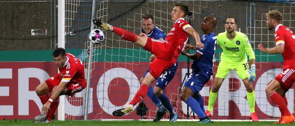 Nico Schlotterbeck zeigte mit seinem Tor, dass Abwehrspieler bei Union für mehr als nur die Torsicherung verantwortlich sind.