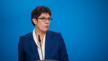 Die CDU-Vorsitzende Annegret Kramp-Karrenbauer.