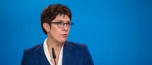 Die CDU-Vorsitzende Annegret Kramp-Karrenbauer.