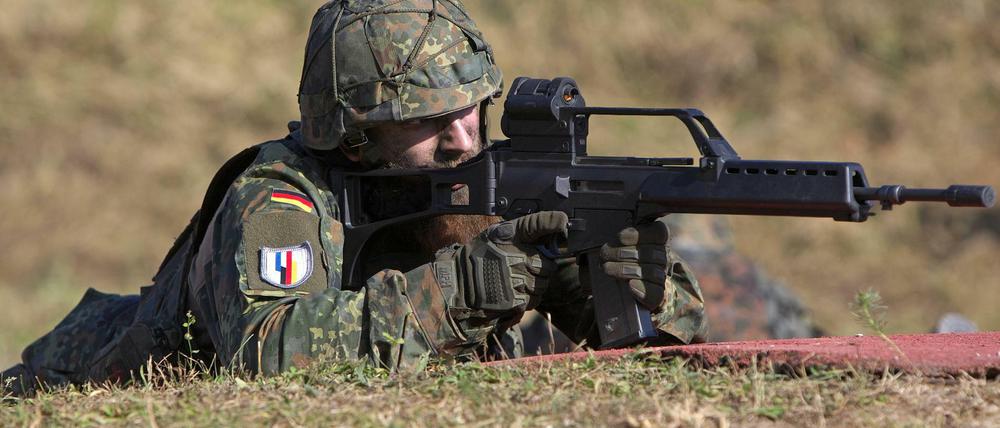 Soldaten der Deutsch-Französischen Brigade.