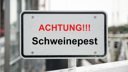 Rund um die Fundorte der infizierten Kadaver wurde eine Sperrzone errichtet.