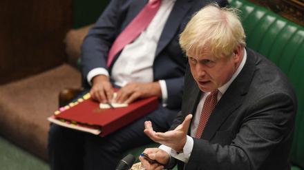 Der britische Premier Boris Johnson im Unterhaus